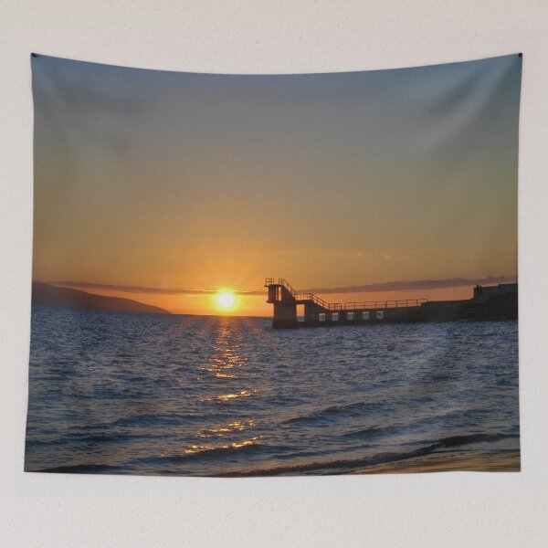 Item preview, Sunset at Blackrock Diving Tower, Salthill, Galway designed and sold by CathalDevlin.