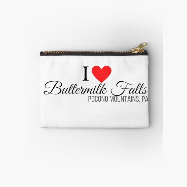 Item preview, I Heart Buttermilk Falls, Pocono Mountains, PA, black text designed and sold by Rabbitti.