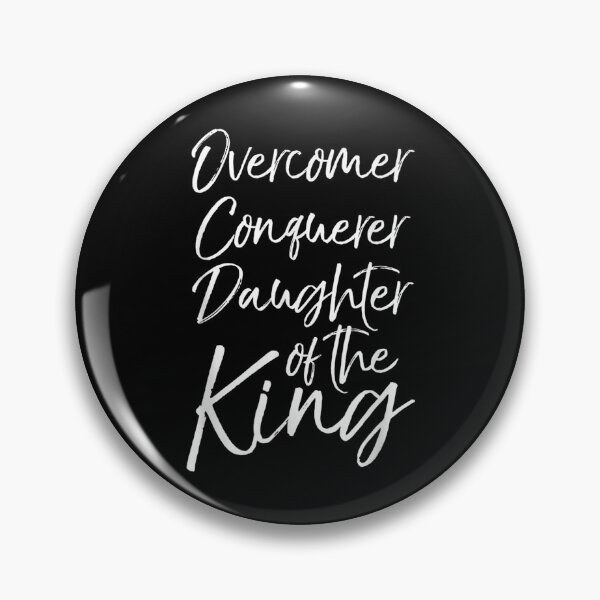 Item preview, Cute Christian Gift Overcomer Conquerer Daughter of the King designed and sold by lynneosborne.