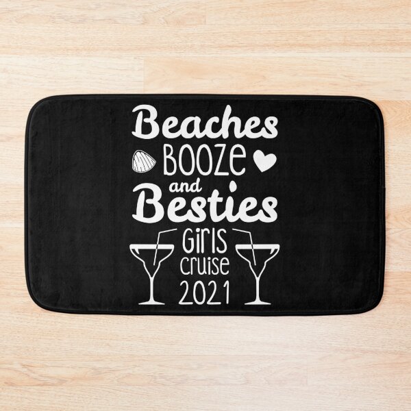 Item preview, Beaches Booze and Besties Bachelorette Girls Cruise 2021 design designed and sold by jakehughes2015.