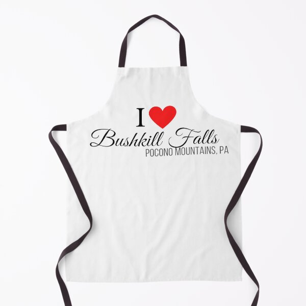 Item preview, I Heart Bushkill Falls, Pocono Mountains, PA, black text designed and sold by Rabbitti.
