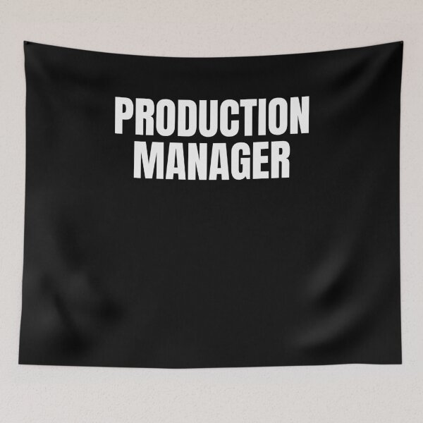 Item preview, Production Manager Bold Text designed and sold by jacks-tees.