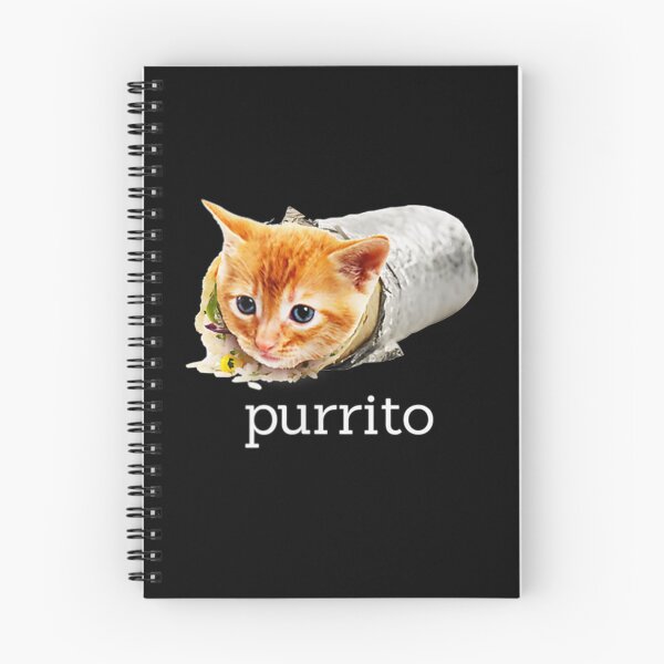 Item preview, Cute Funny Kitty Cat Purrito Burrito Pun designed and sold by lynneosborne.