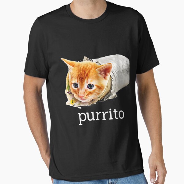 Item preview, Cute Funny Kitty Cat Purrito Burrito Pun designed and sold by lynneosborne.