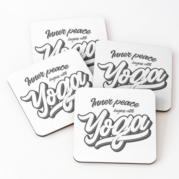 Item preview, Inner peace begins with yoga designed and sold by csoDesign.