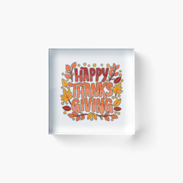 Item preview, Happy Thanks Giving designed and sold by Swirlstache.