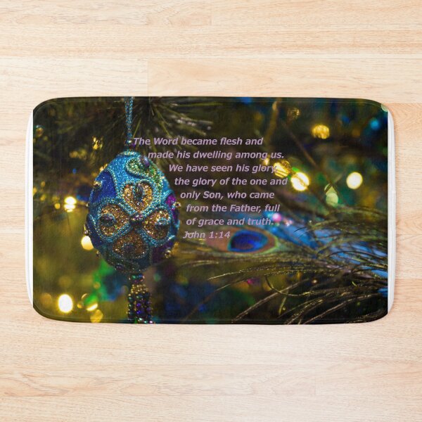 Item preview, Victorian Blue Bible Verse designed and sold by mljdwhite.