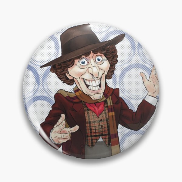 Artikelvorschau, Der vierte Doktor, Tom Baker entworfen und verkauft von Stuart Slater Art.