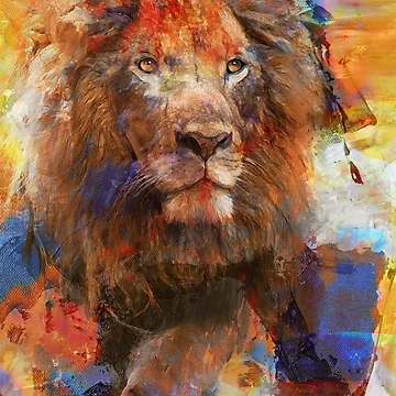 Artwork thumbnail, Abstract Lion by TimeWastingHero