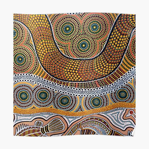 Art aborigène australien Poster