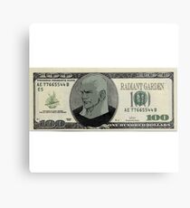 Kingdom Hearts 100$ Bill Metal Print