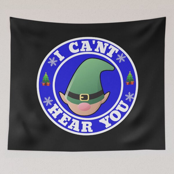 Item preview, I can't hear you - elves (blue version) designed and sold by UnboundFull.