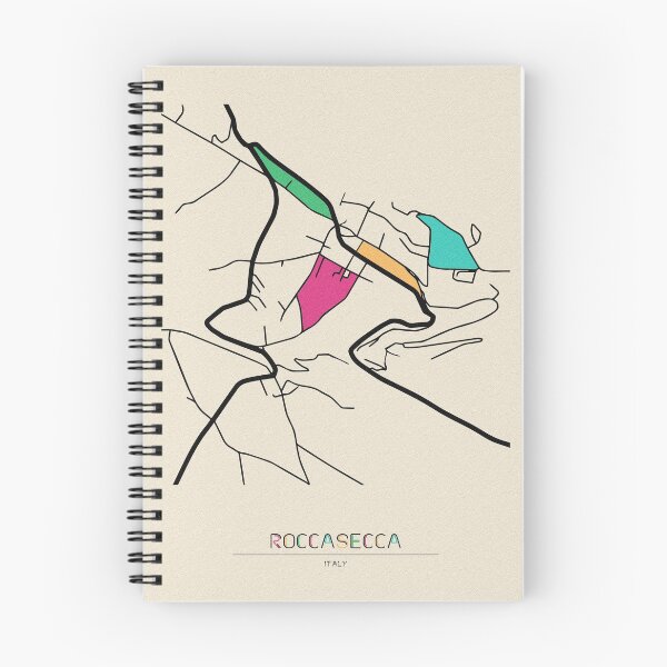 Item preview, Roccasecca, Italy Street Map designed and sold by A Deniz Akerman.