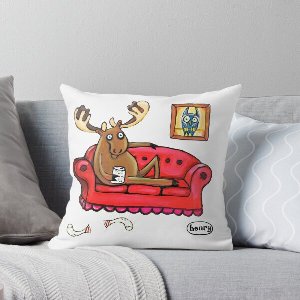 Item preview, Couch Surfing Moose designed and sold by ryanhenryward.
