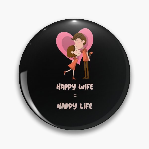 Item preview, Happy Wife es igual a Happy Life. designed and sold by SpooTeeDesign.