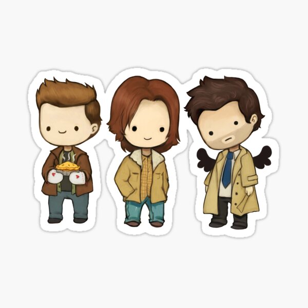 Supernatural  Sticker for Sale by Valentina Moia