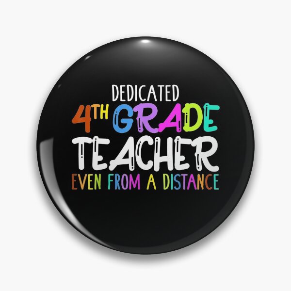 Item preview, Dedicated Teacher Fourth Grade designed and sold by lynneosborne.