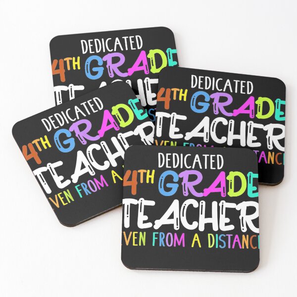 Item preview, Dedicated Teacher Fourth Grade designed and sold by lynneosborne.