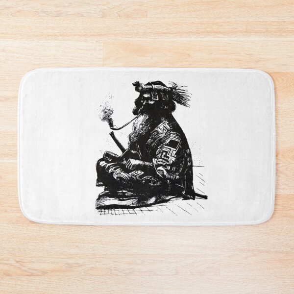 Item preview, Smoking Samurai with Katana designed and sold by aurielphoenix.