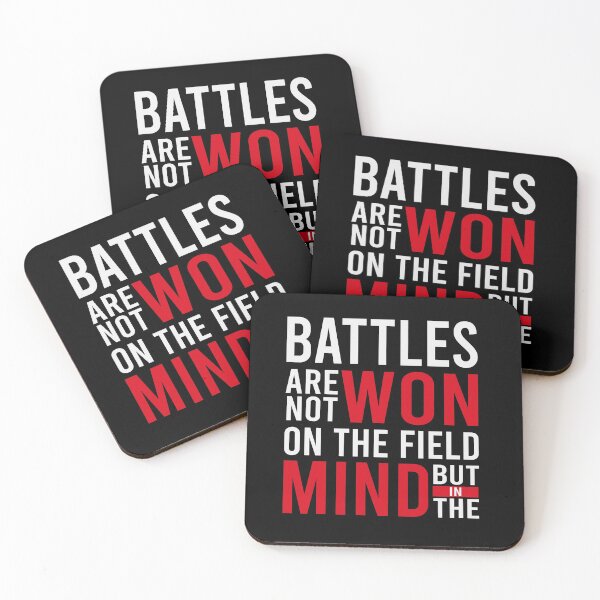 Item preview, Battles Are Not Won on the Field But in the Mind designed and sold by lamjar-art.