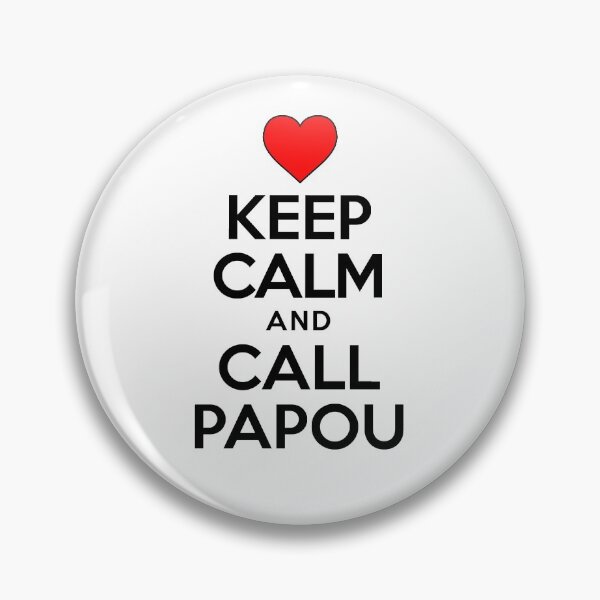 Item preview, Keep Calm Call Papou Greek Grandfather Cute Heart designed and sold by jaycartoonist.