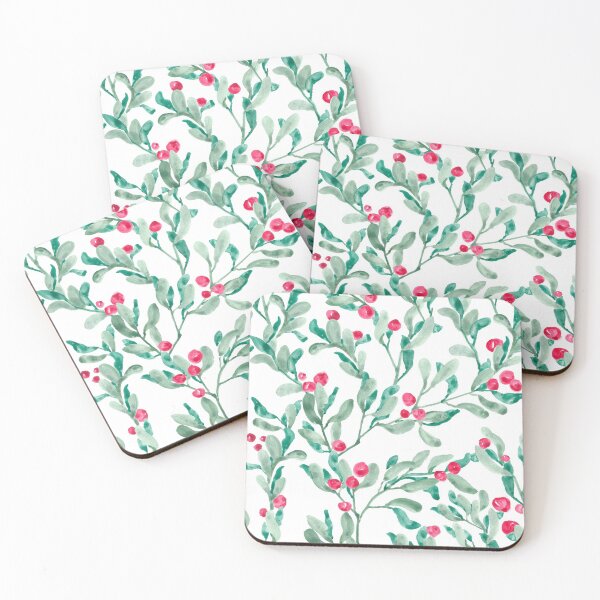 Item preview, Mistletoe Vines with Berries designed and sold by untamedwolf.