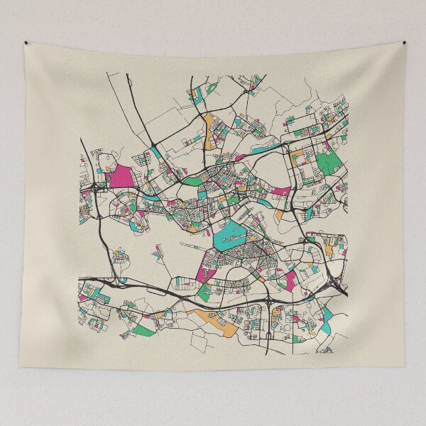 Item preview, Rotterdam, Netherlands Street Map designed and sold by A Deniz Akerman.