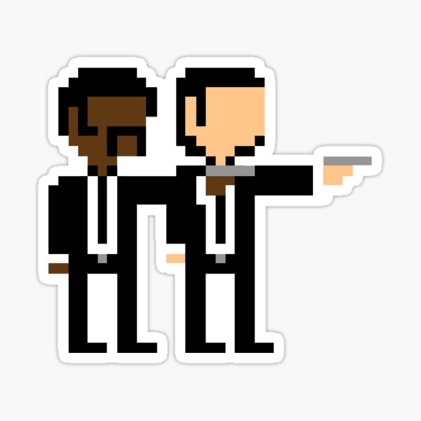 Vista previa del artículo con la obra «Pulp Fiction», diseñado y vendido por MouldyWarrior.