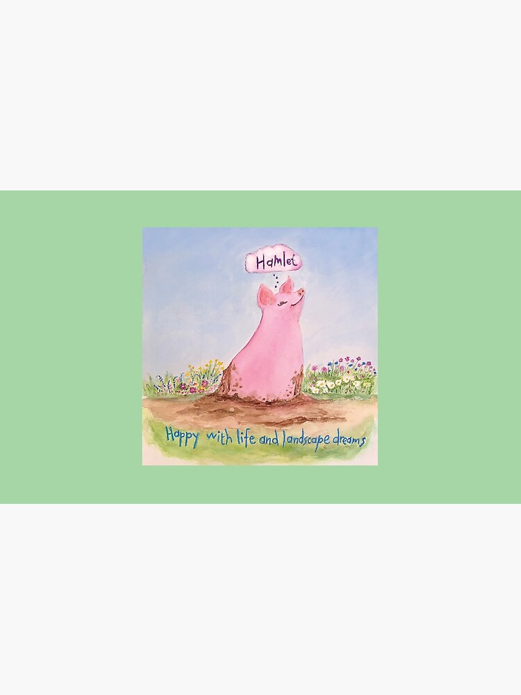 Thumbnail 4 of 4, Coffee Mug, Poppit was happy with landscape dreams (illustrated by Des Mitchell) designed and sold by denniepasion1.