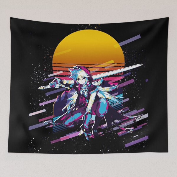 Item preview, Razor - Genshin Impact 80s retro designed and sold by MyRetroArt.