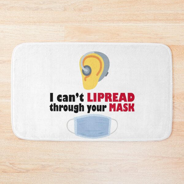 Item preview, I can't lipread through yout mask. Hard of hearing designed and sold by platformexplore.