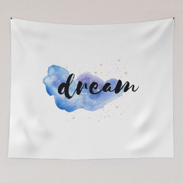 Item preview, Dream Blue Watercolor print designed and sold by BohoMoon.