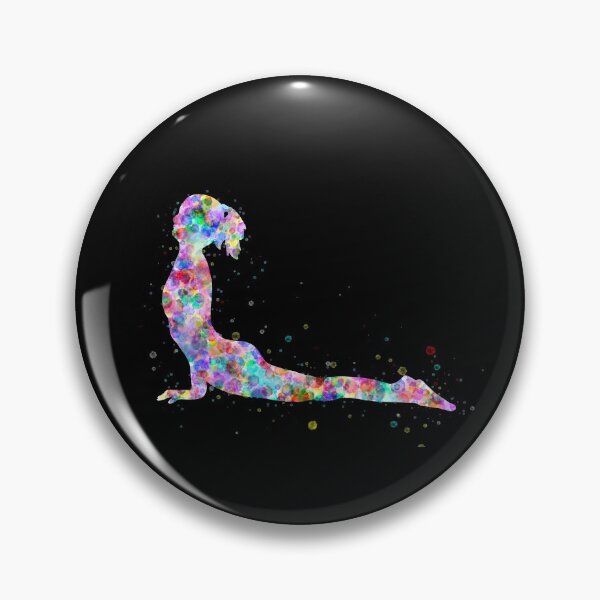 Item preview, Yoga pose upward facing dog designed and sold by Pickle-Lily.