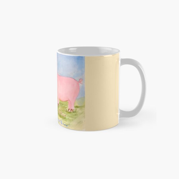 Poppit did not know the word, "pork" (illustrated by Des Mitchell) Classic Mug