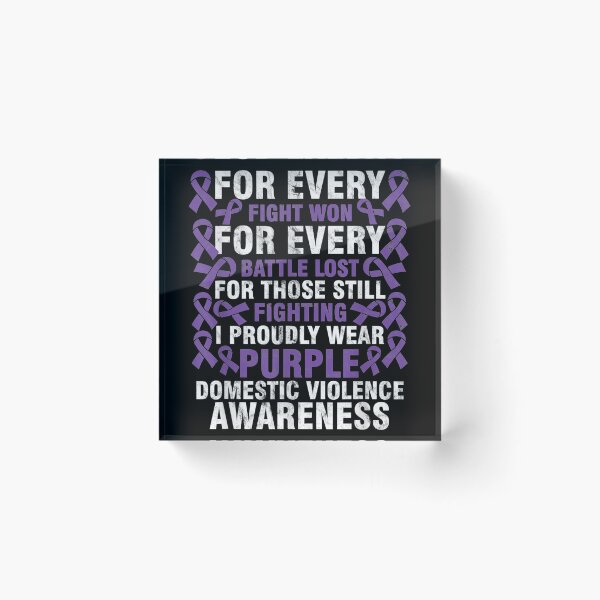 Item preview, Domestic Violence Awareness Month I Proudly Wear Purple designed and sold by lynneosborne.