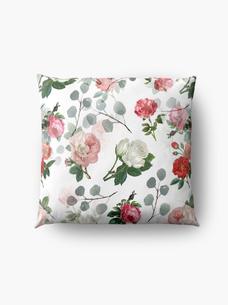 Alternate view of The Vintage Rose Floor Pillow