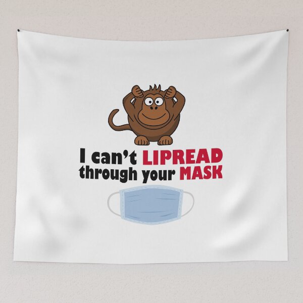 Item preview, I can't lipread through yout mask. Hard of hearing designed and sold by platformexplore.