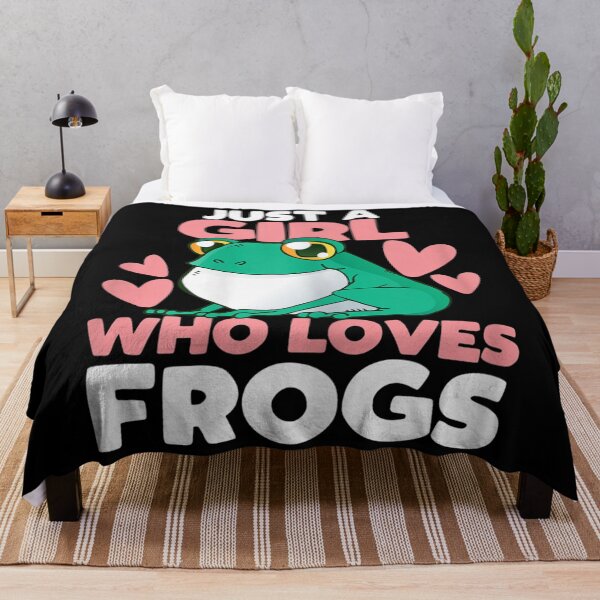 Item preview, Just A Girl Who Loves Frogs Frog Gift For Girls designed and sold by JohnRicha27.