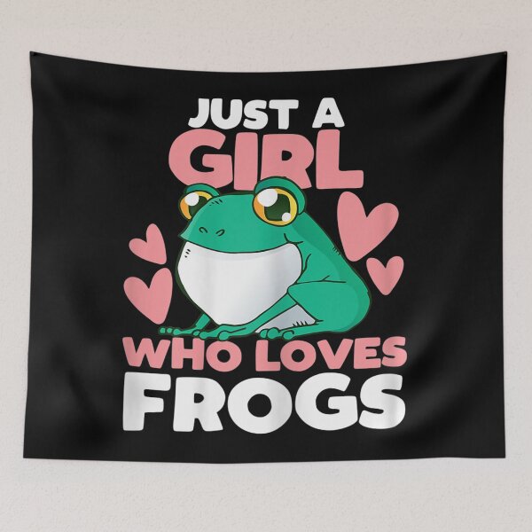 Item preview, Just A Girl Who Loves Frogs Frog Gift For Girls designed and sold by JohnRicha27.