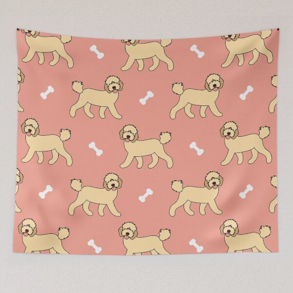 Item preview, Cute Apricot Cockapoo Cavapoo Cavoodle Dog designed and sold by Lulupainting.