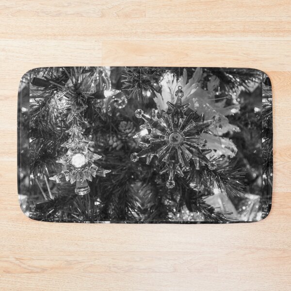 Item preview, Holiday Ornaments Grayscale designed and sold by mljdwhite.