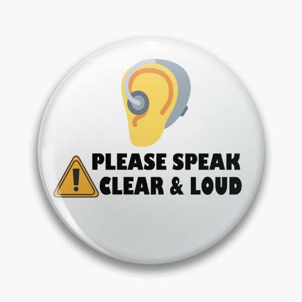 Item preview, Speak clear and loud please. Hard of hearing designed and sold by platformexplore.
