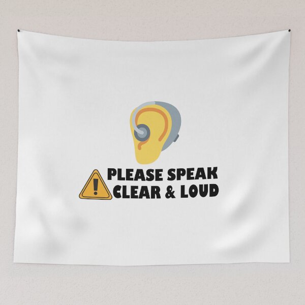 Item preview, Speak clear and loud please. Hard of hearing designed and sold by platformexplore.