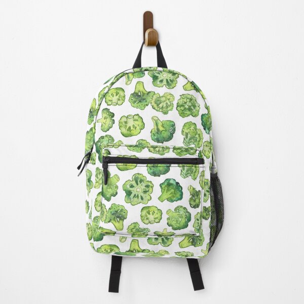 Item preview, Green vegan broccoli pattern designed and sold by AnjeseAnna.