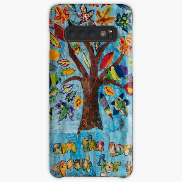 HHPS Art Show, Class 1T, Recycled Paper and Paint: We Speak for the Trees…. Samsung Galaxy Snap Case