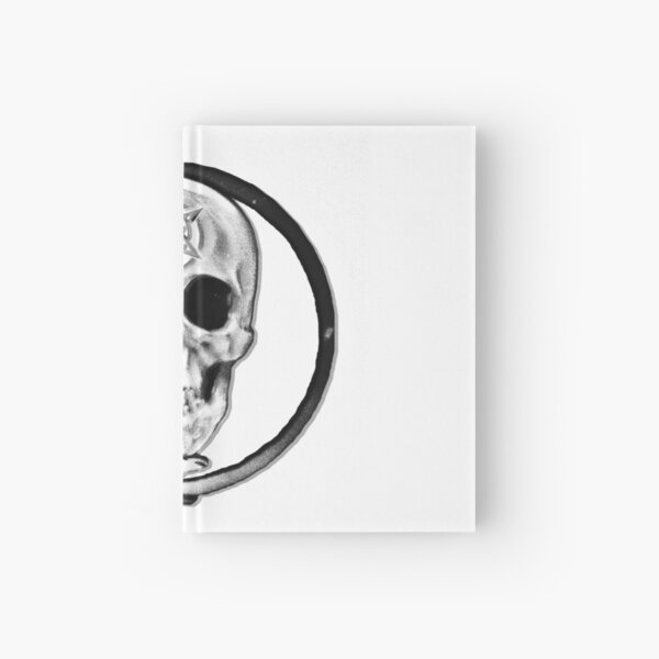 GOEN skull b/w Hardcover Journal