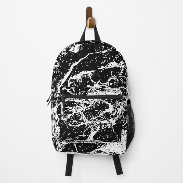Item preview, Black and White Abstract Textured Print designed and sold by DFLC Prints.