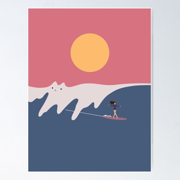 Item preview, Cat Landscape 91 designed and sold by ilovedoodle.