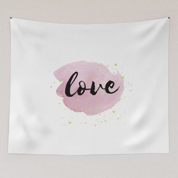 Item preview,  Love Splash Pink Neon Green Splash Watercolor  designed and sold by BohoMoon.