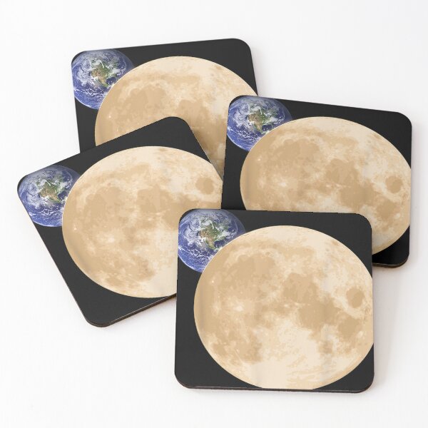 Item preview, Earth rising over Moon Science Astronomy NASA Space Gift designed and sold by lynneosborne.